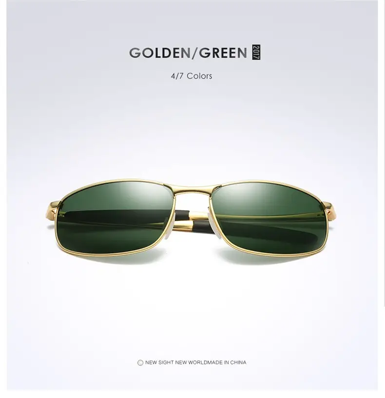 Men's Polarized Metal Sunglasses Driving Mirror — feature 15