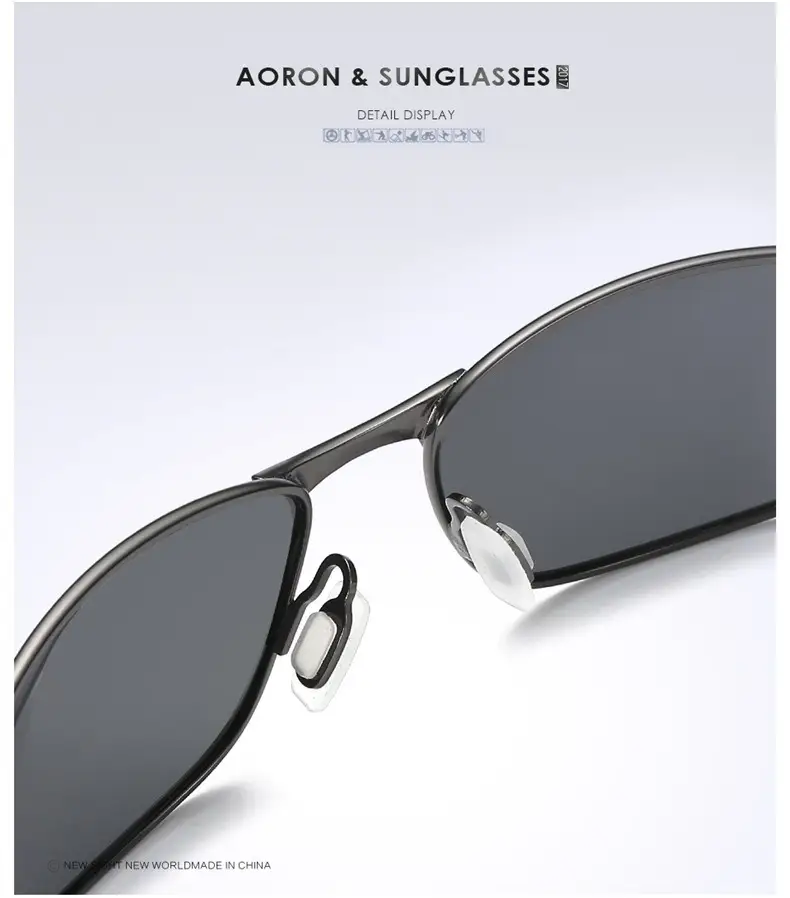Men's Polarized Metal Sunglasses Driving Mirror — feature 24