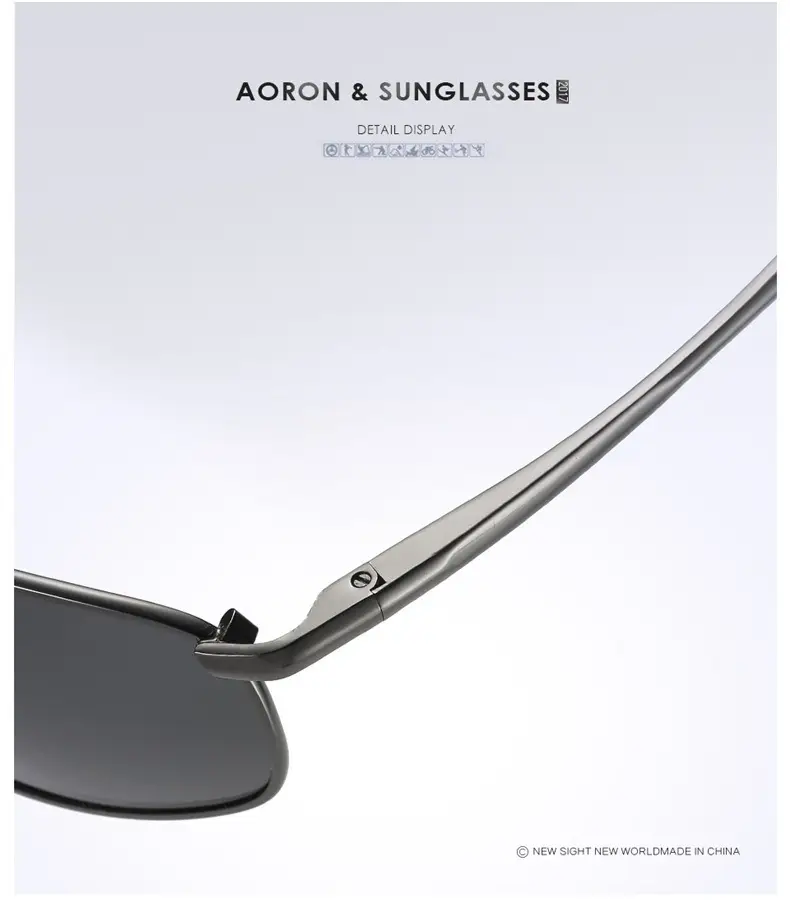 Men's Polarized Metal Sunglasses Driving Mirror — feature 25