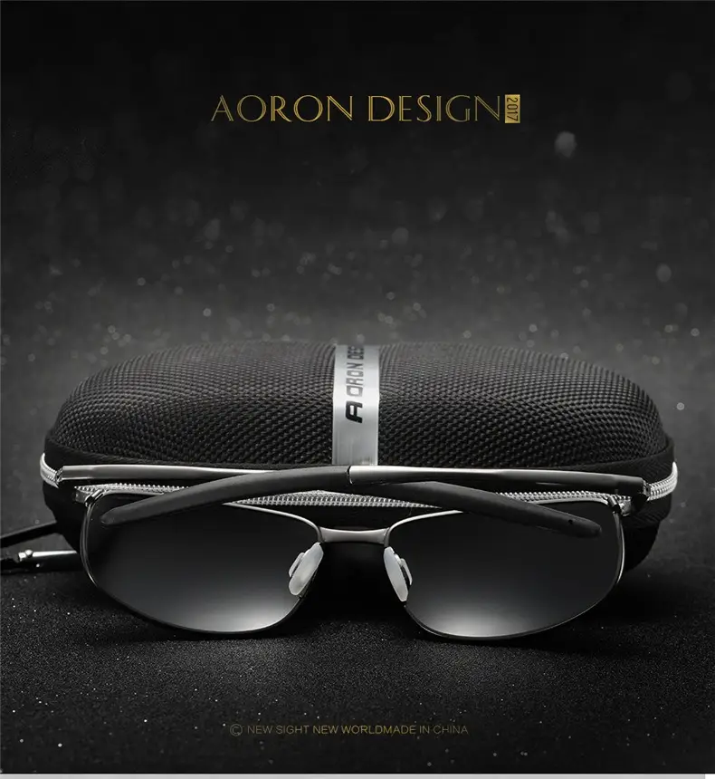 Men's Polarized Metal Sunglasses Driving Mirror — feature 3
