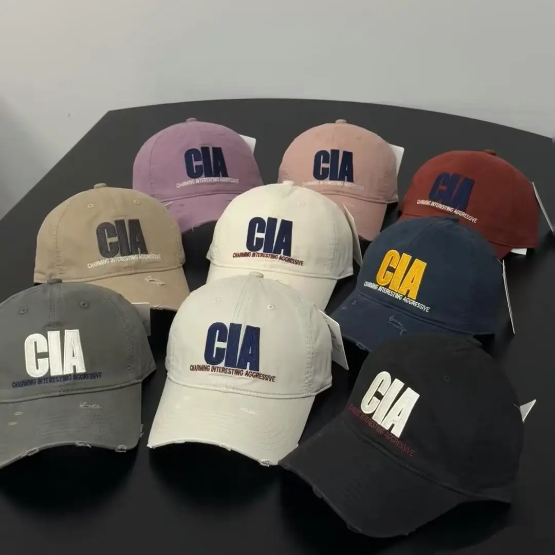Purple GA Printed Women's Distressed Cap - Image 10