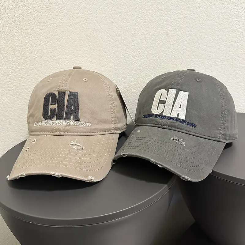 Purple GA Printed Women's Distressed Cap - Image 12