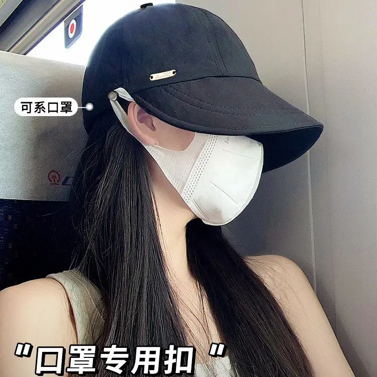 Women Sun Hat Large Cap Fisherman Cap Autumn Winter - Image 11