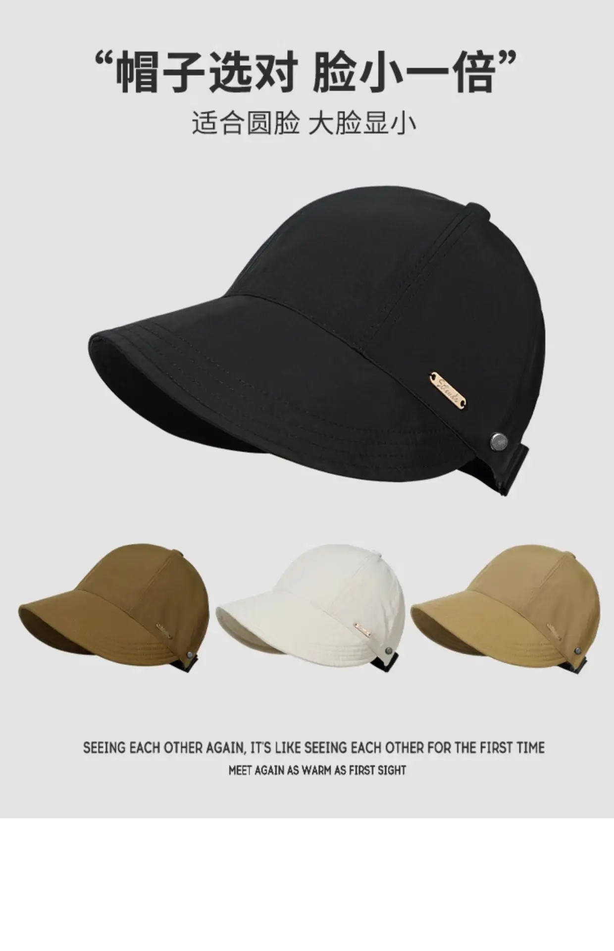Women Sun Hat Large Cap Fisherman Cap Autumn Winter — feature 18