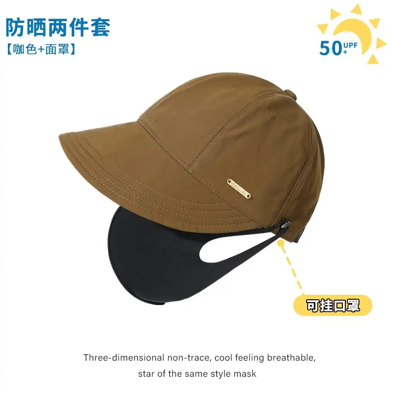 Women Sun Hat Large Cap Fisherman Cap Autumn Winter - Image 8