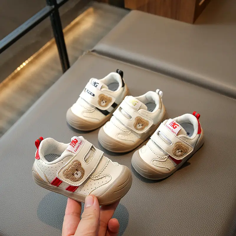 Newborn Velcro Toddler Shoes 0-3Yr Cartoon Soft Bottom