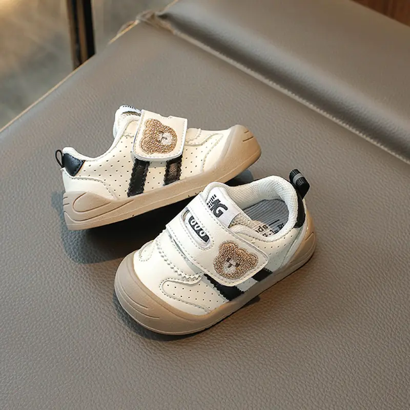 Newborn Velcro Toddler Shoes 0-3Yr Cartoon Soft Bottom