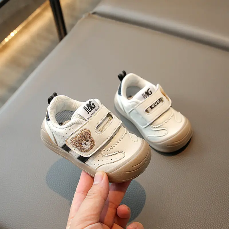 Newborn Velcro Toddler Shoes 0-3Yr Cartoon Soft Bottom