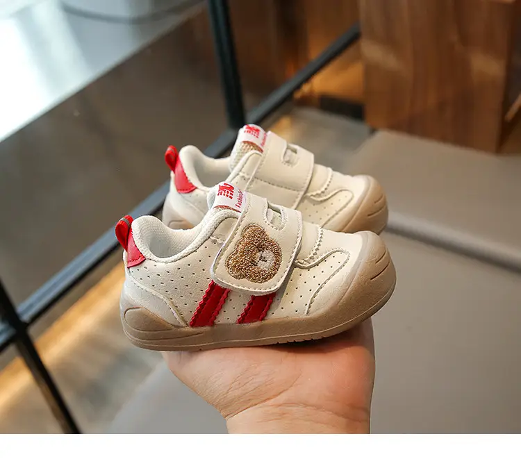 Newborn Velcro Toddler Shoes 0-3Yr Cartoon Soft Bottom — feature 16