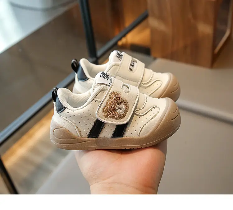 Newborn Velcro Toddler Shoes 0-3Yr Cartoon Soft Bottom — feature 21