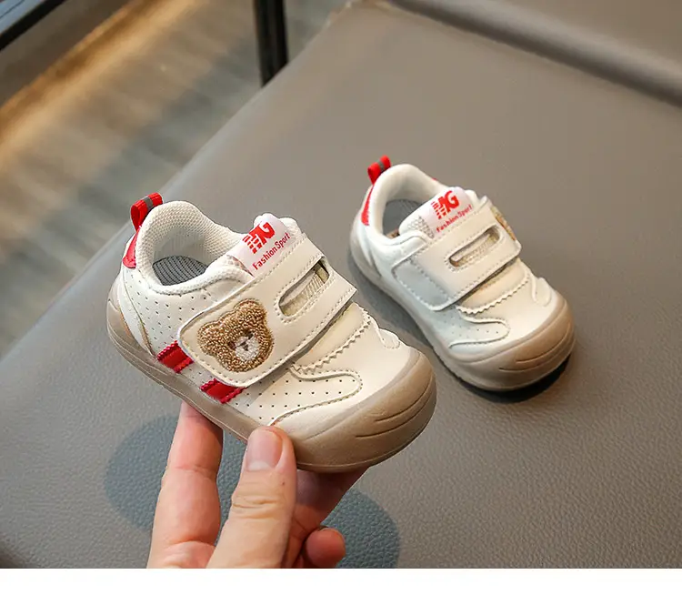 Newborn Velcro Toddler Shoes 0-3Yr Cartoon Soft Bottom — feature 5
