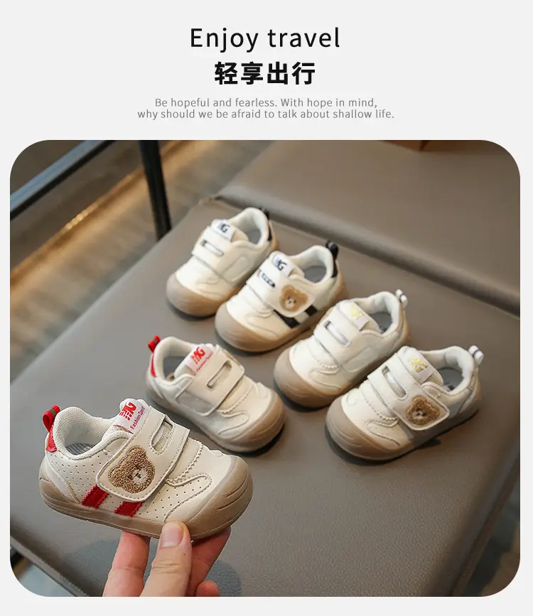 Newborn Velcro Toddler Shoes 0-3Yr Cartoon Soft Bottom — feature 6