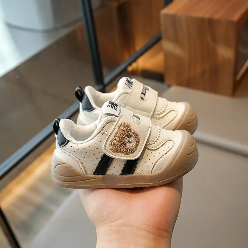 Newborn Velcro Toddler Shoes 0-3Yr Cartoon Soft Bottom