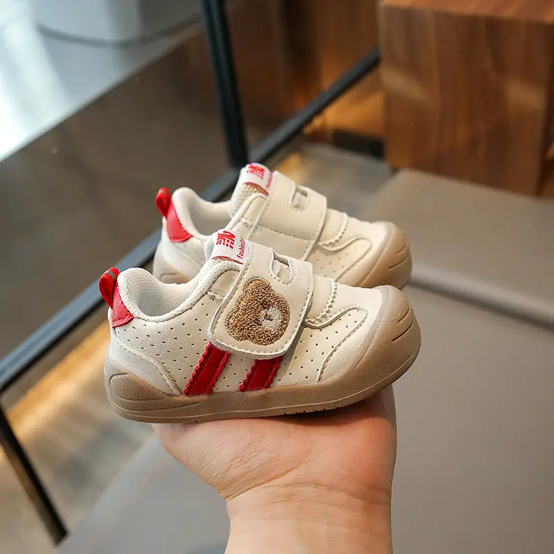 Newborn Velcro Toddler Shoes 0-3Yr Cartoon Soft Bottom