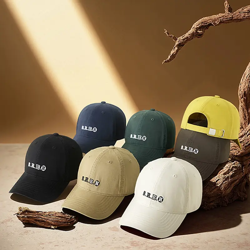 Men's Cotton Logo Cap Beige 2025
