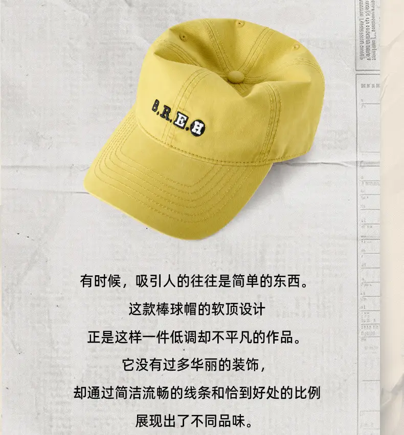 Men's Cotton Logo Cap Beige 2025 — feature 9
