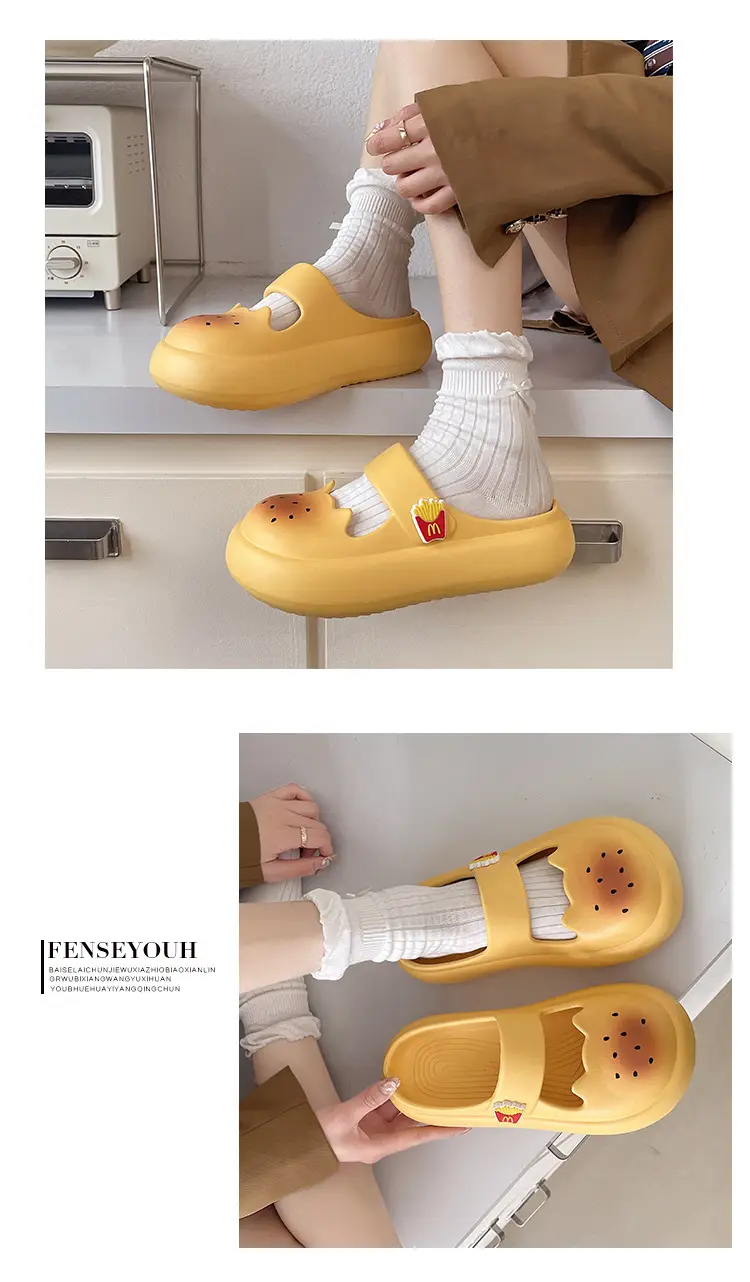 Mary Jane Sandals and Slippers Women's 2025 Summer New Style Outer Wear Cat Thick Sole Dung Slip-resistant Baotou Sandals and Slippers Trendy — feature 10