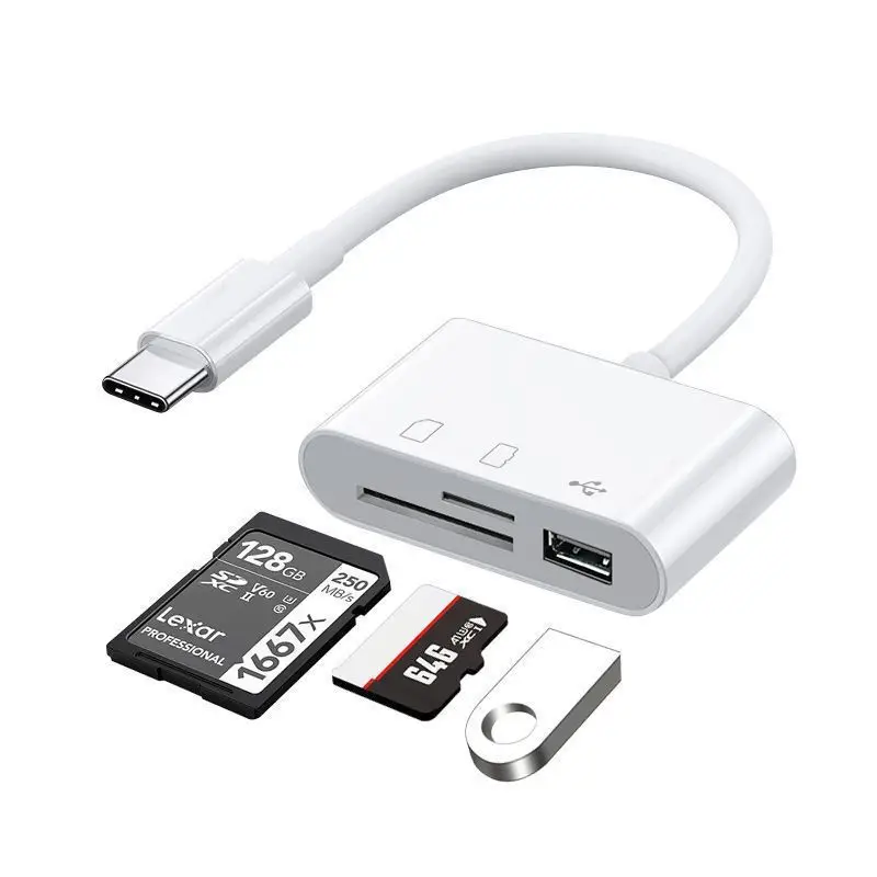 Universal Type-C Card Reader with USB & Camera Port - Image 11