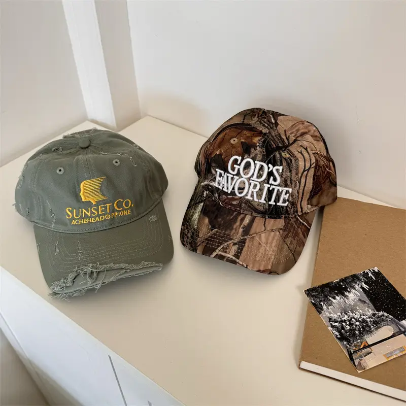God's Favorite Camo Cap Sunset Co Logo Small - Image 7