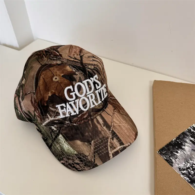 God's Favorite Camo Cap Sunset Co Logo Small - Image 2