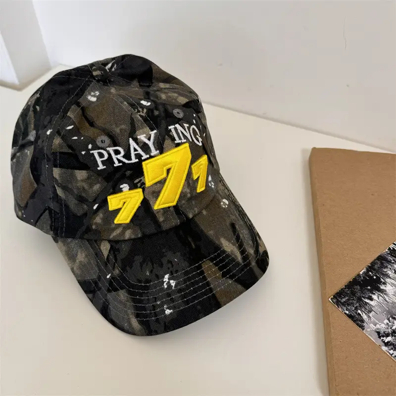 God's Favorite Camo Cap Sunset Co Logo Small - Image 3