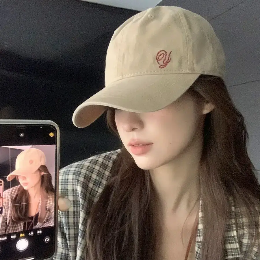 Women Korean Style Washed Embroidered Cap 2026 - Image 7