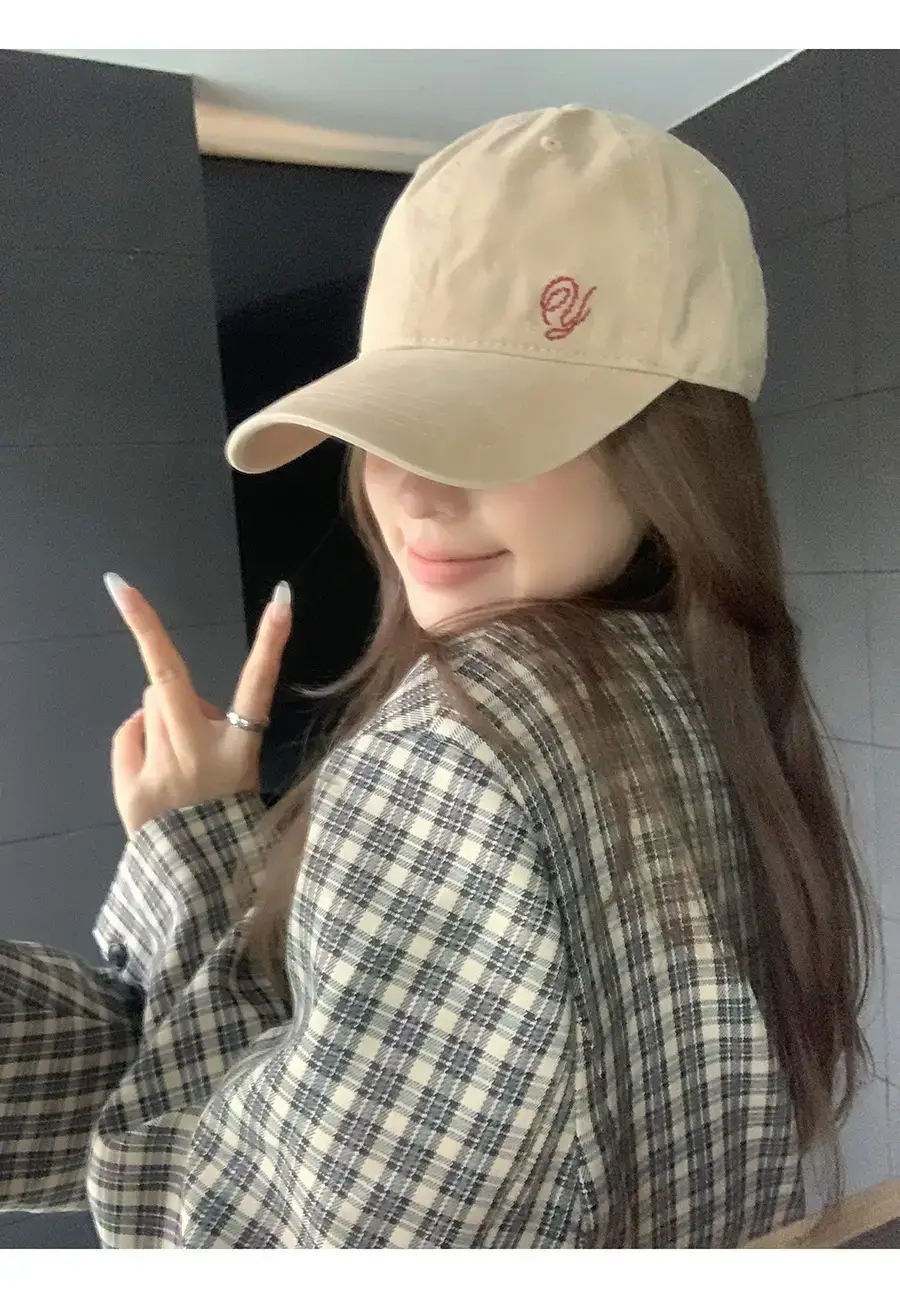 Women Korean Style Washed Embroidered Cap 2026 — feature 10