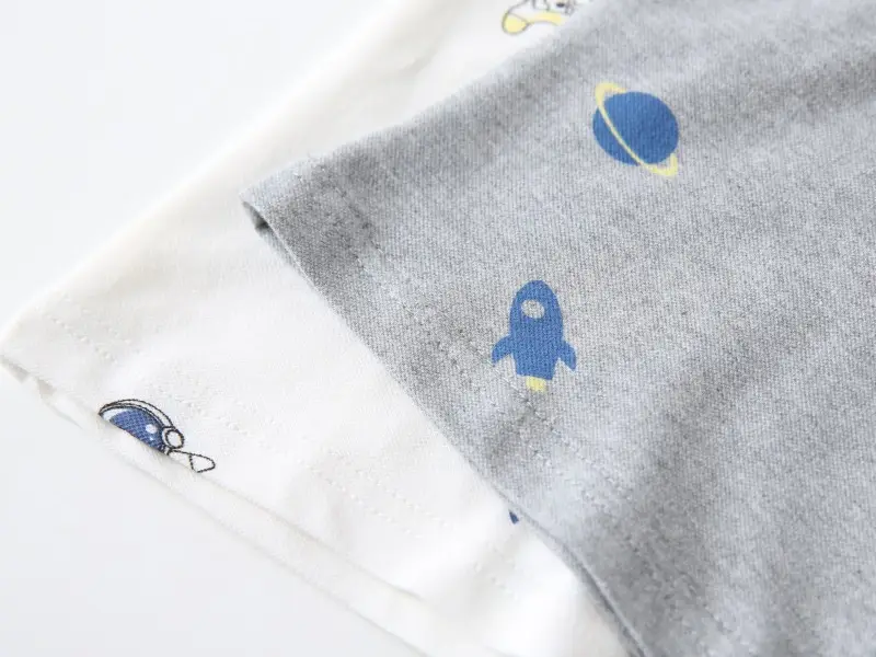 Children's Grey Printed Polo T-Shirt Short Sleeve Summer Boys — feature 11
