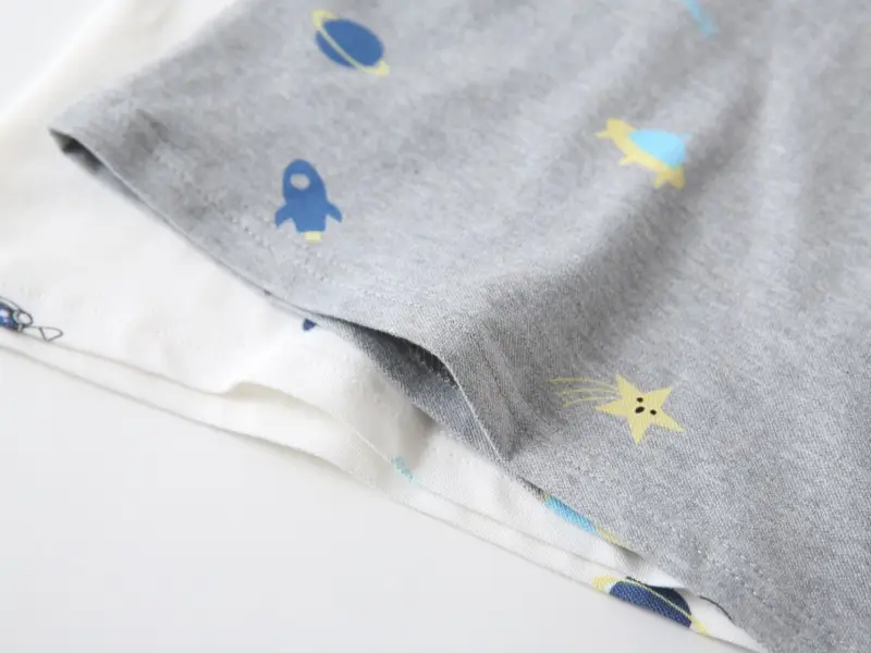 Children's Grey Printed Polo T-Shirt Short Sleeve Summer Boys — feature 9