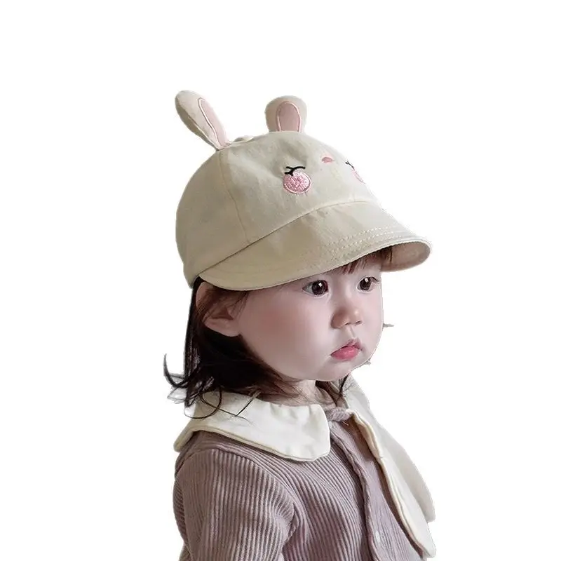Baby Bunny Hat Pink Spring Summer Cap - Image 8