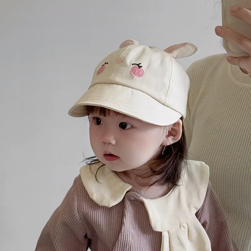 Baby Bunny Hat Pink Spring Summer Cap — feature 9