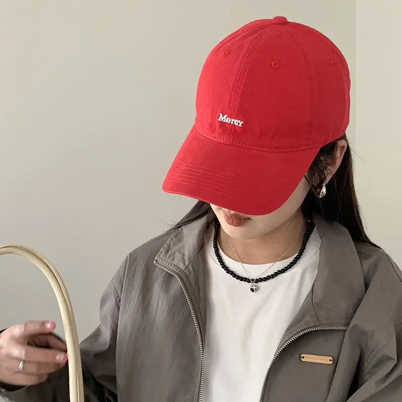 Korean Style Red Cap Sunscreen Cap for Men Women