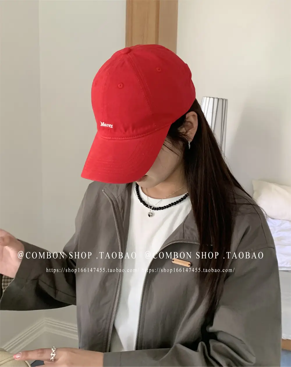 Korean Style Red Cap Sunscreen Cap for Men Women — feature 3