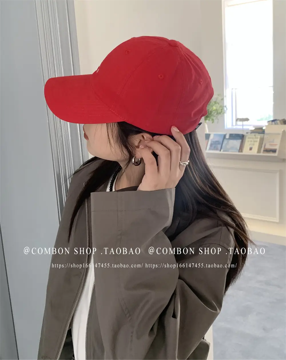 Korean Style Red Cap Sunscreen Cap for Men Women — feature 4