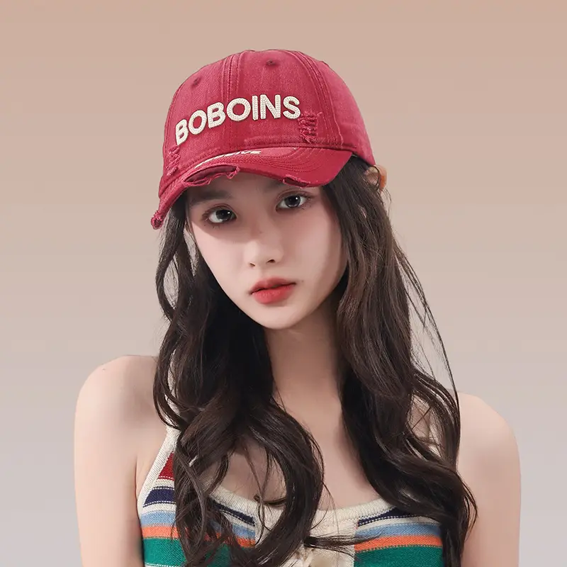 Women Korean-style Retro Baseball Cap with Letter Embroidery - Image 10