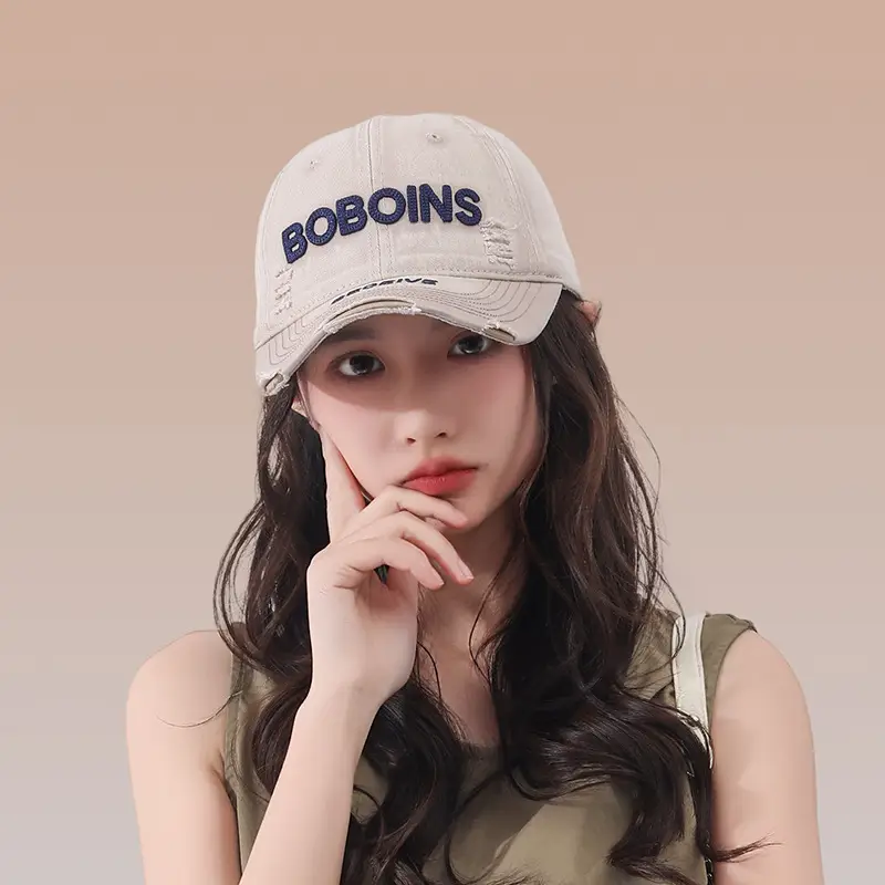 Women Korean-style Retro Baseball Cap with Letter Embroidery — feature 8