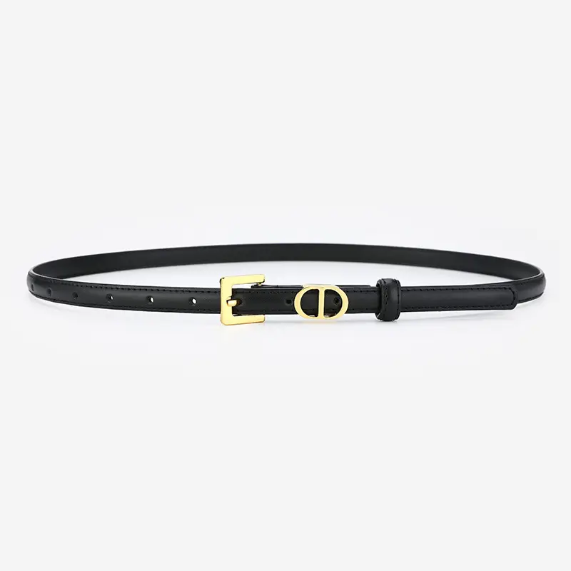 Women's D-Braceled Belt with Cowhide Leather - Image 7