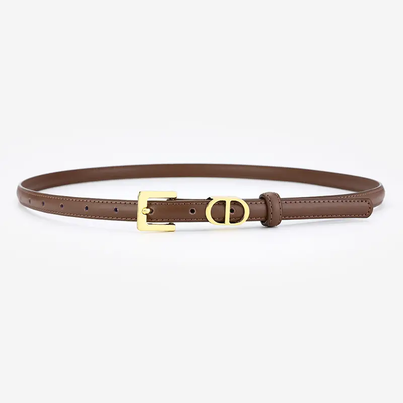 Women's D-Braceled Belt with Cowhide Leather - Image 3
