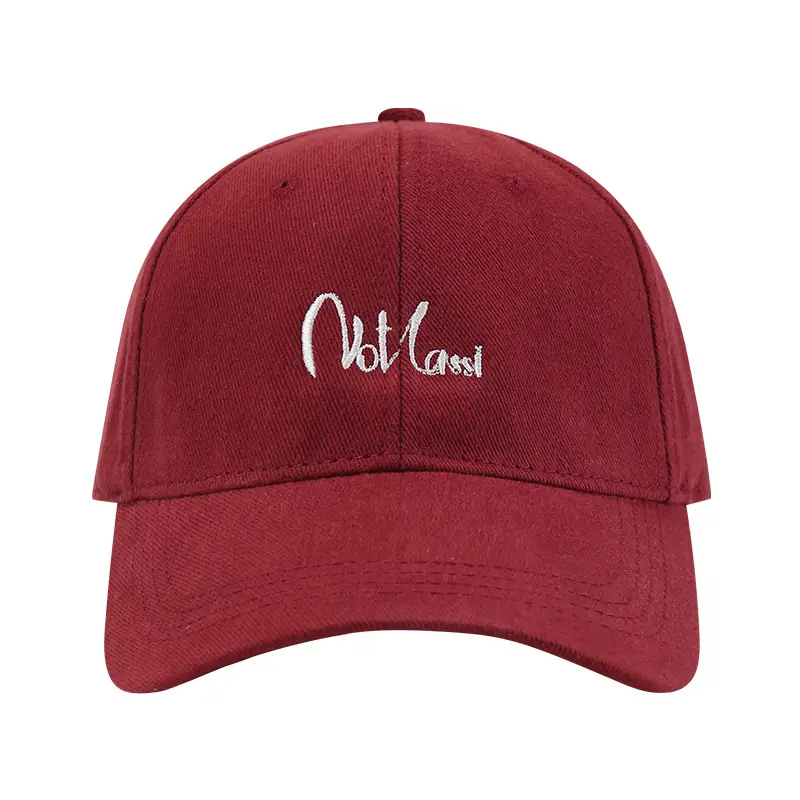 Women's Black Big Head Baseball Cap with "Spreading High" Embroidery