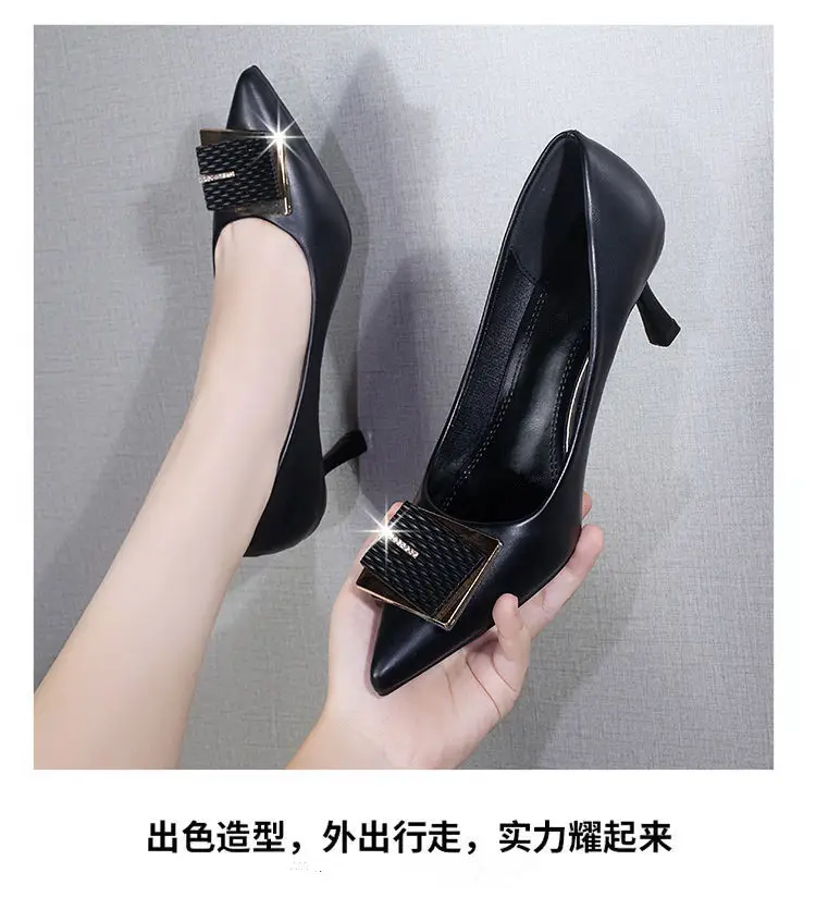 Women Pointed Toe Rhinestone Heels White 2026 — feature 2