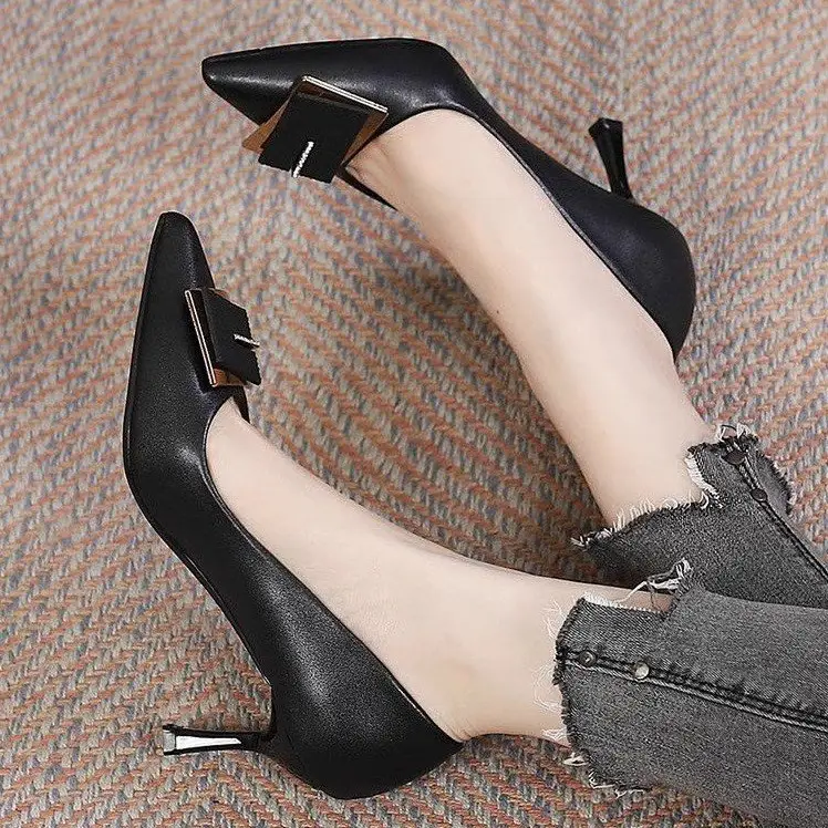Women Pointed Toe Rhinestone Heels White 2026 - Image 3