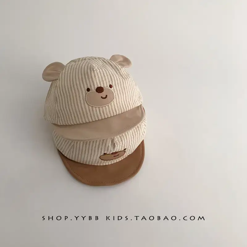Baby Bear Hats Spring Autumn Sunshade Cap for Kids