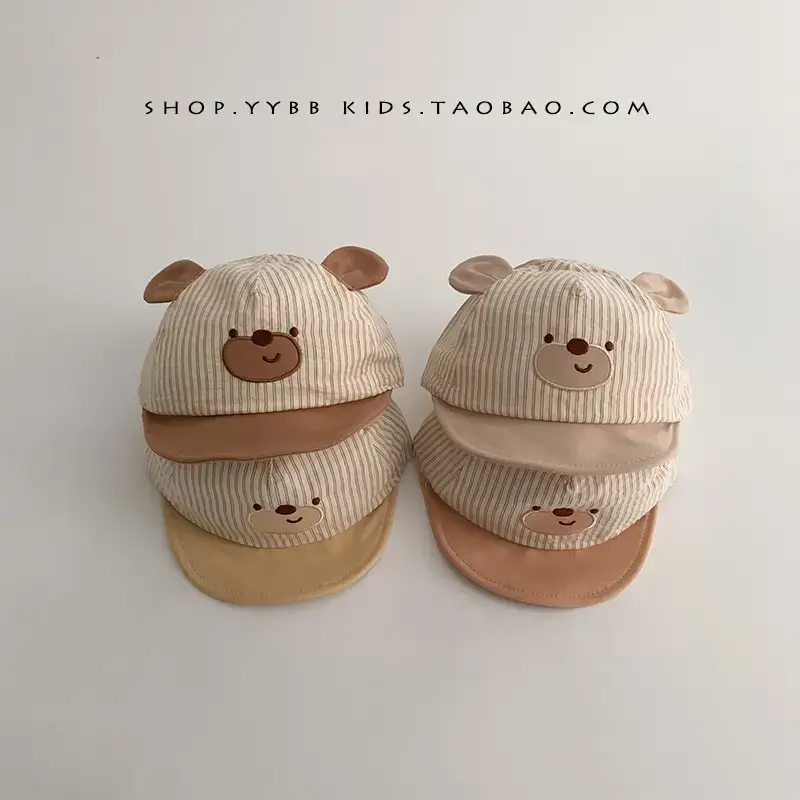 Baby Bear Hats Spring Autumn Sunshade Cap for Kids