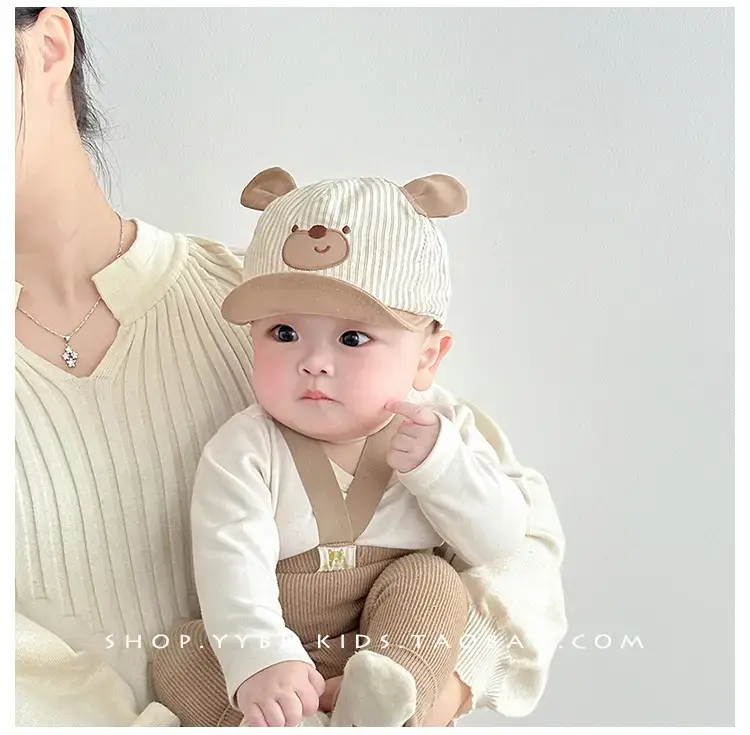 Baby Bear Hats Spring Autumn Sunshade Cap for Kids — feature 3