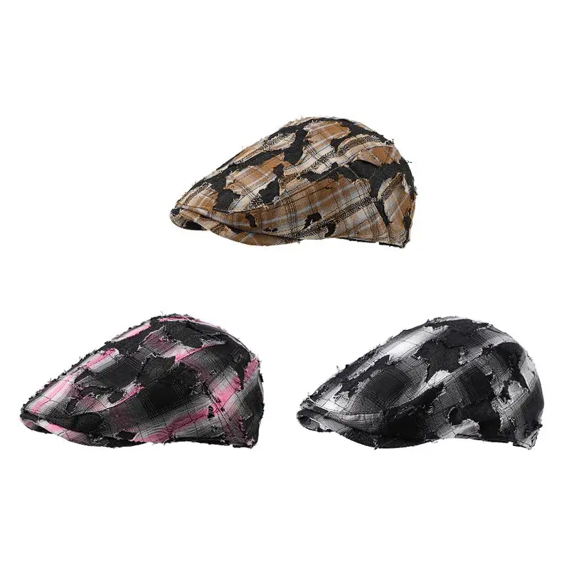 Retro Distressed Black Hat Women's Fashion - Image 7