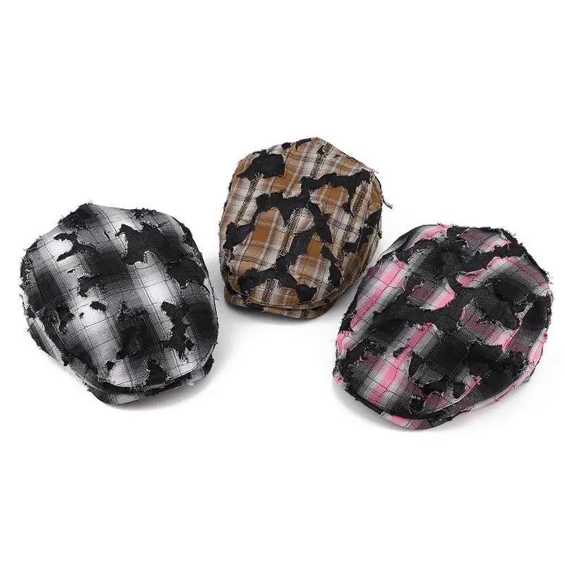 Retro Distressed Black Hat Women's Fashion - Image 8