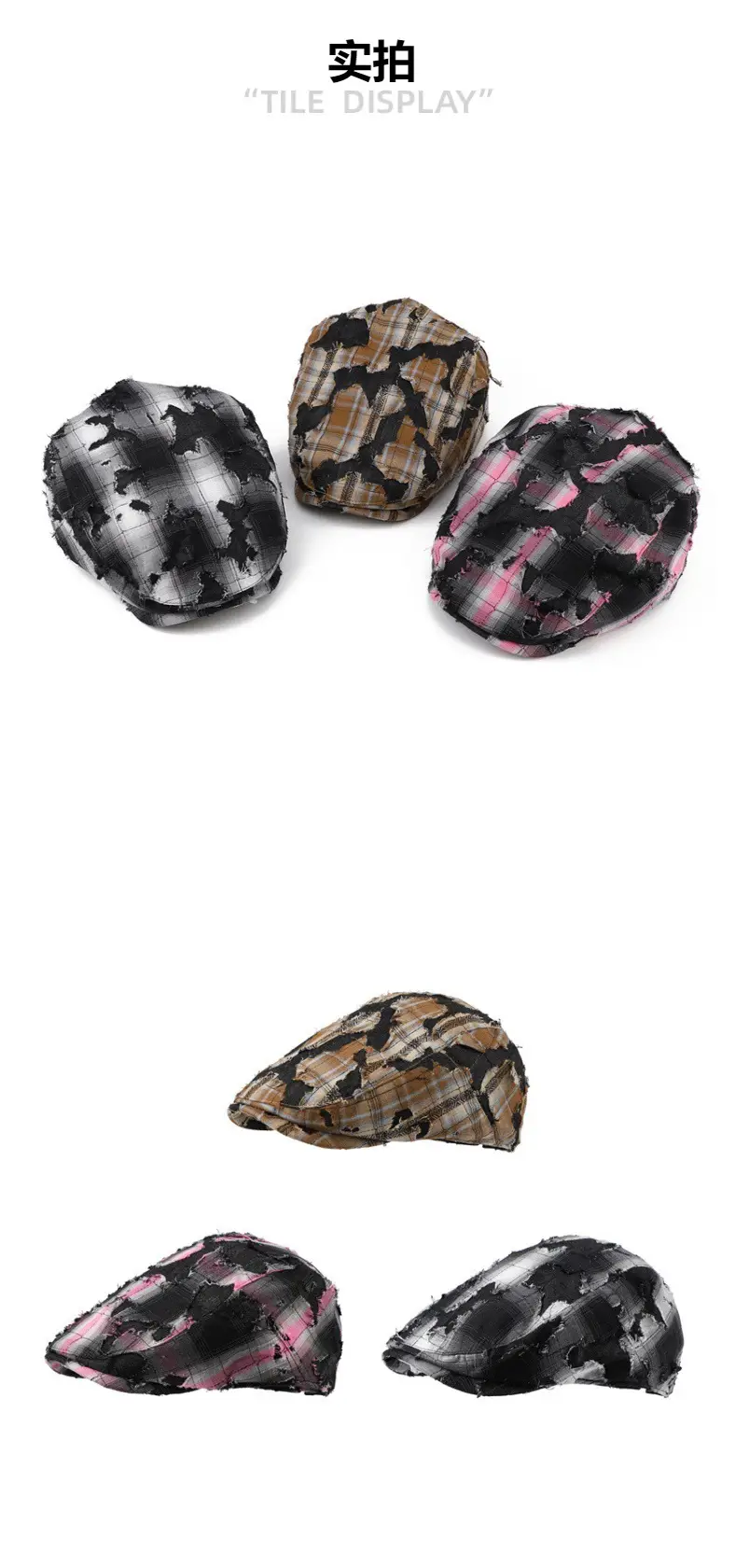 Retro Distressed Black Hat Women's Fashion — feature 2