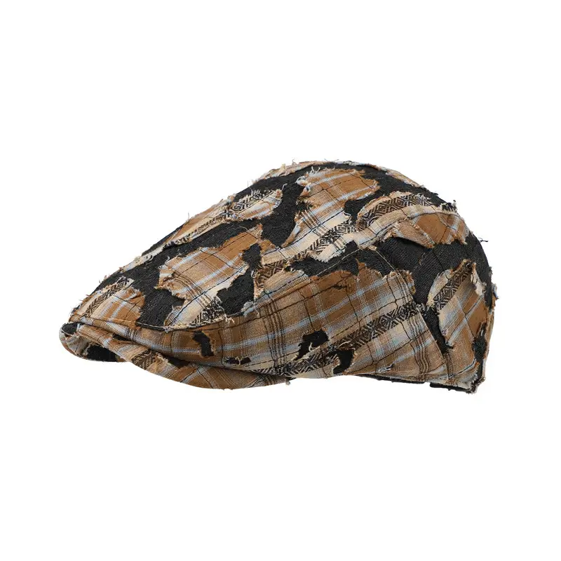 Retro Distressed Black Hat Women's Fashion - Image 2