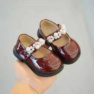 White Pearl Embellished Baby Shoes 0-3Yrs Non-Slip