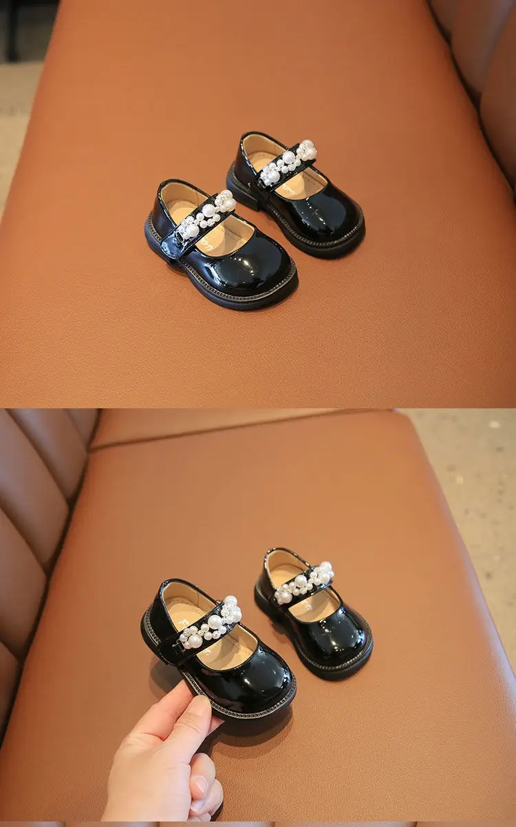 White Pearl Embellished Baby Shoes 0-3Yrs Non-Slip — feature 10